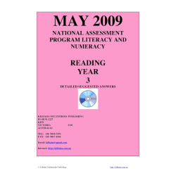 Year 3 May 2009 Reading - Answers